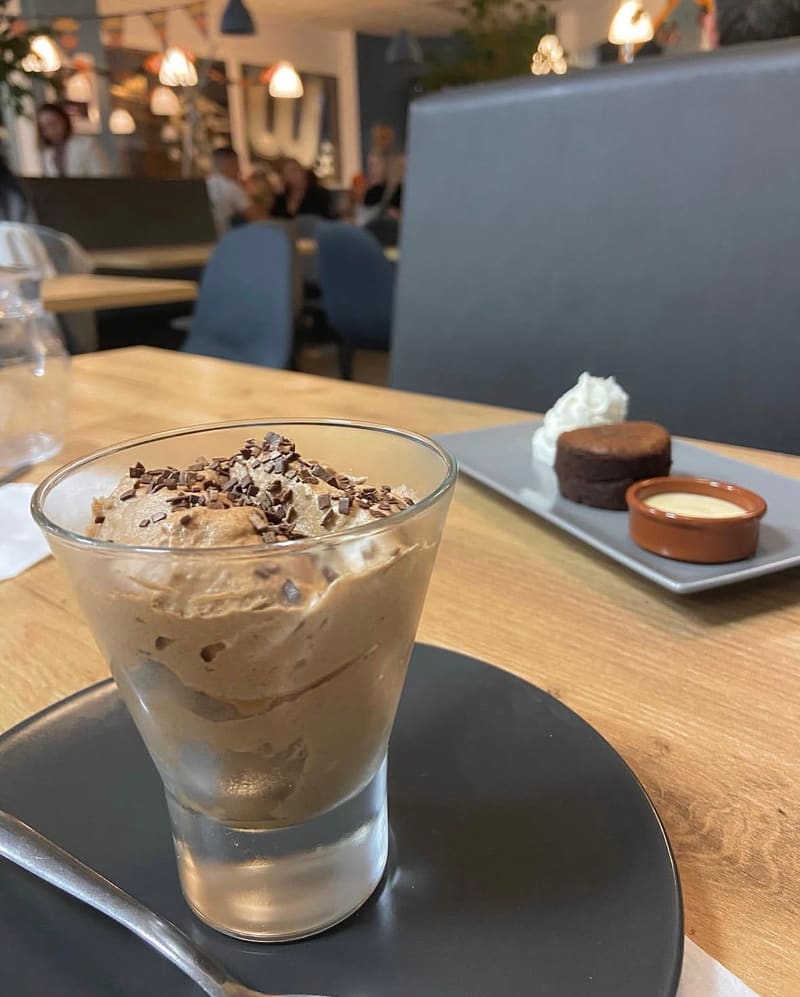 Mousse au chocolat servie au Warm Up